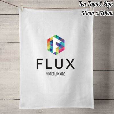 100% Linen Tea Towel - Off White Thumbnail